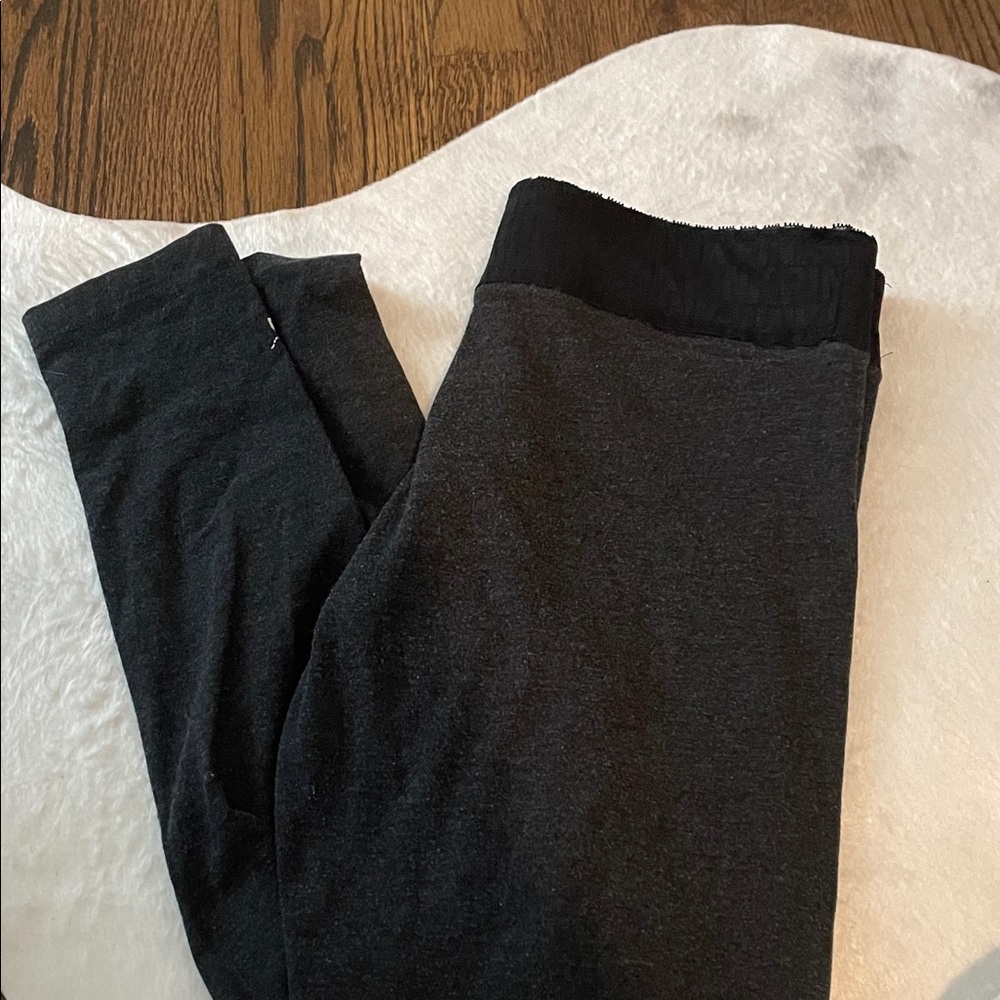 Victoria's Secret Kids Charcoal and Black Leggings